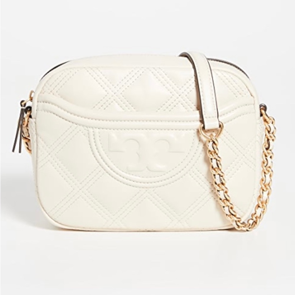 Tory Burch Fleming Soft Camera Bag in Cream, Excellent Condition